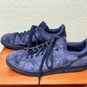 Stan Smith Adidas Blue Suede S75107 Men's Size 9.5